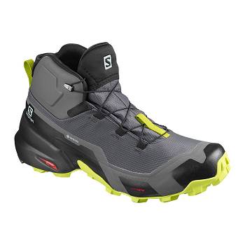 Salomon Férfi CROSS HIKE Mid Cut GTX Túracipő Sötét Szürke